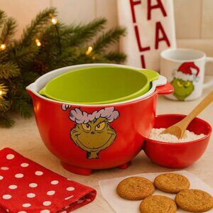 The Grinch Melamine Mixing Bowls